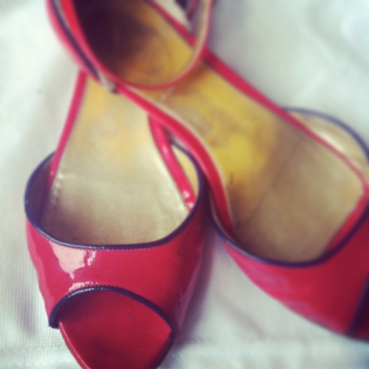 The red shoes