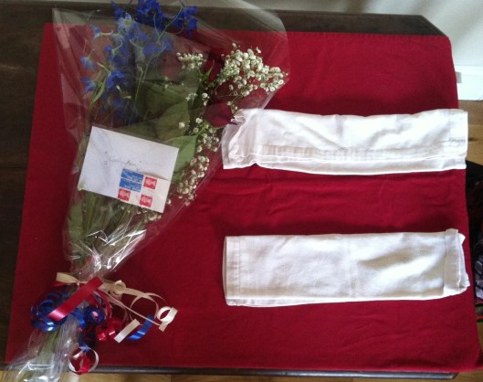 See what he did here - it's an American flag