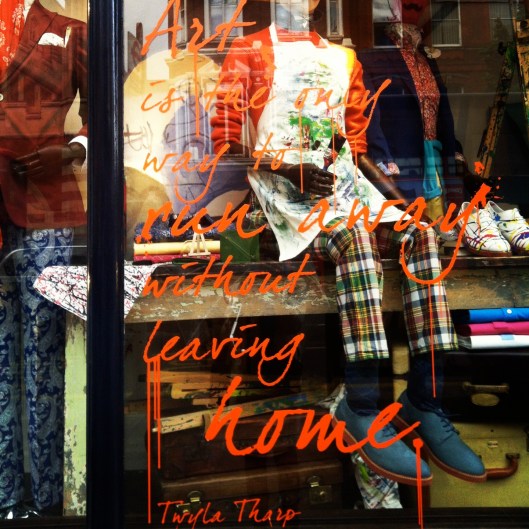 Art is the only way to run away without leaving home